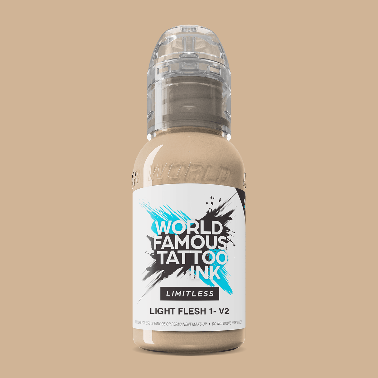 World Famous Limitless Tattoo Ink Light Flesh 1 v2 30ml - BVShop