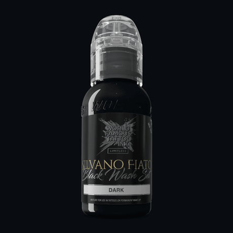 World Famous Limitless Tattoo Ink Silvano Fiato Blackwash Dark 30ml - BVShop