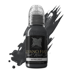 World Famous Limitless Tattoo Ink Silvano Fiato Blackwash Extra Light 30ml - BVShop