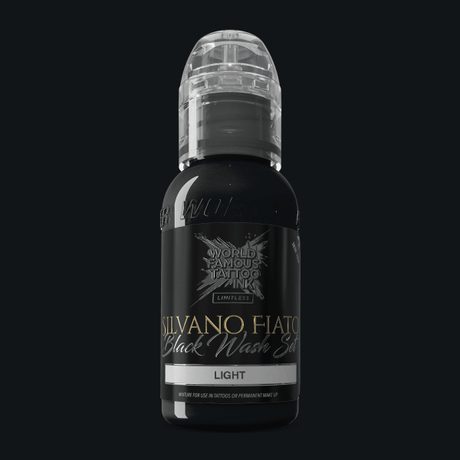 World Famous Limitless Tattoo Ink Silvano Fiato Blackwash Light 30ml - BVShop